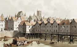 Grand Chatelet et Pont au Meuniers (1580)